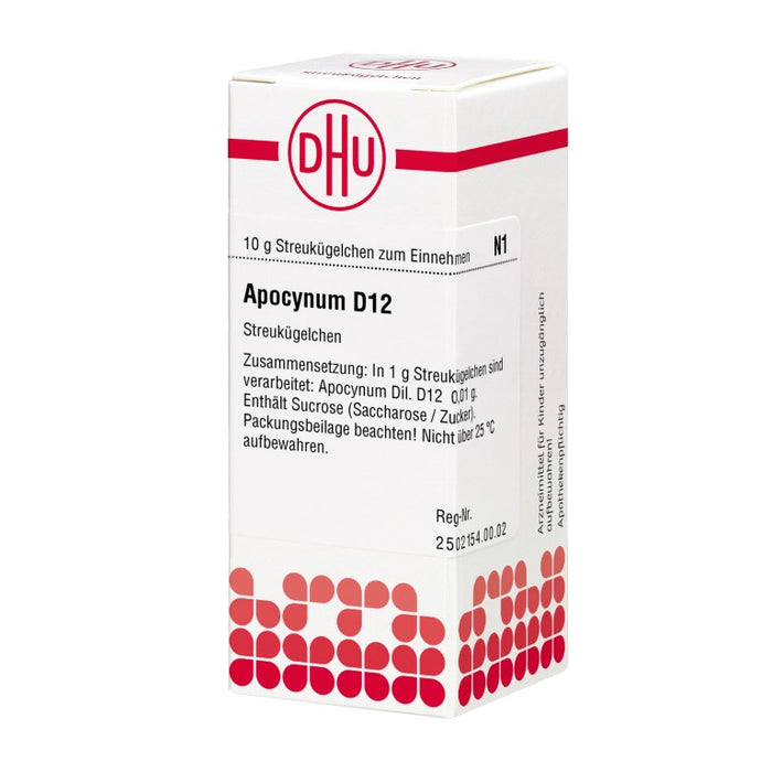 DHU Apocynum D12 Globuli, 10 g Globuli