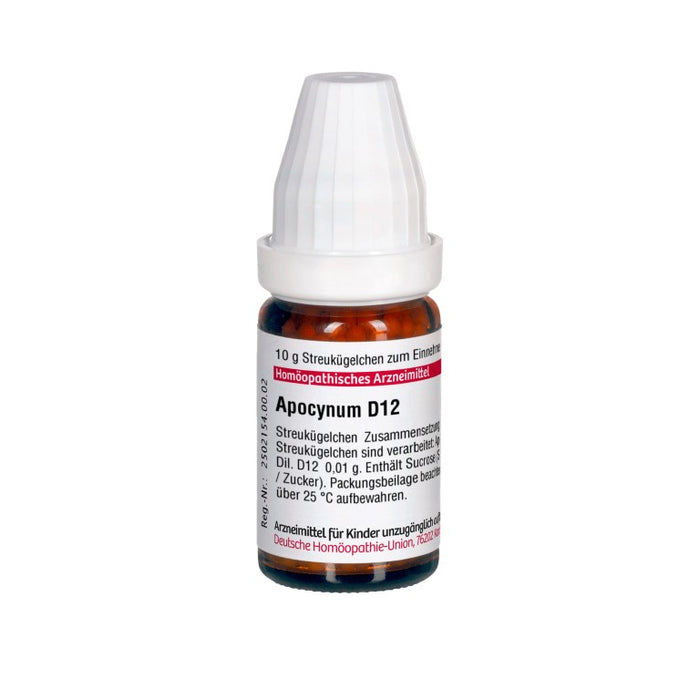 Apocynum D12 DHU Globuli, 10 g GLO