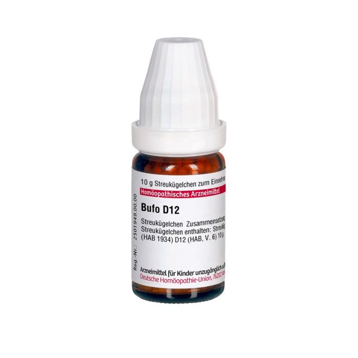 Bufo D12 DHU Globuli, 10 g GLO