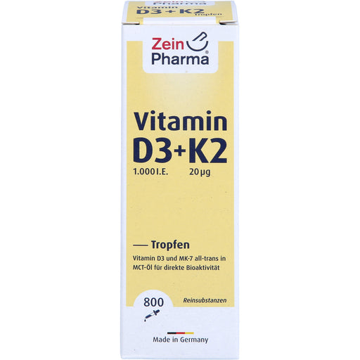 Vitamin D3+k2 Mk7 Tro Hoch, 25 ml TEI