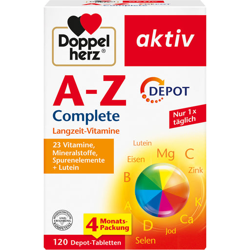 Doppelherz aktiv A-Z Complete Depot Tabletten Langzeit-Vitamine, 120 St. Tabletten