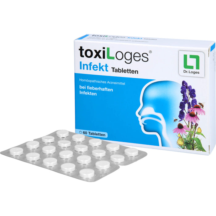 ToxiLoges Infekt Tabletten bei fieberhaften Infekten, 60 St. Tabletten