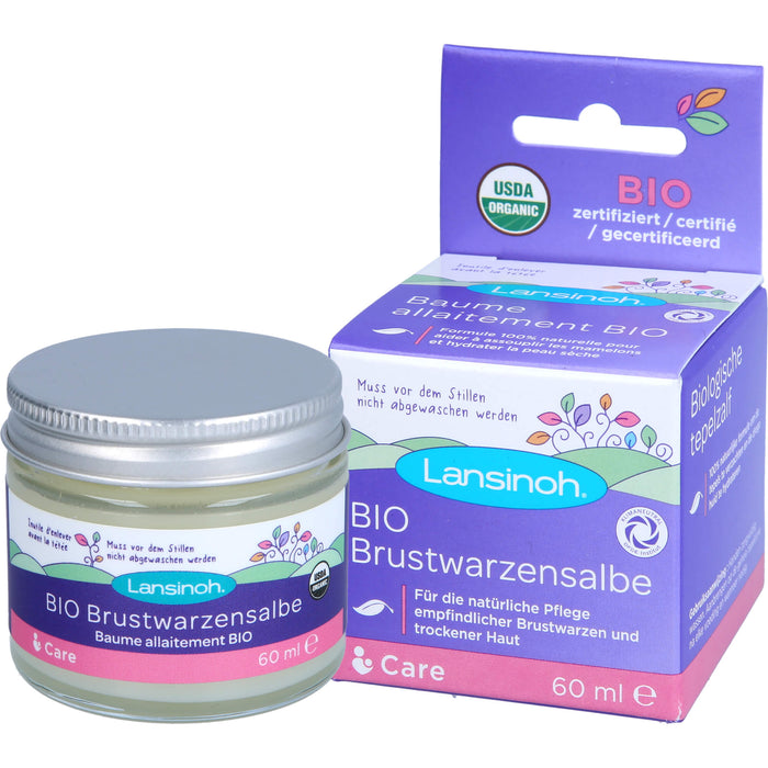 Lansinoh Bio Brustwarzensalbe, 60 ml Ointment