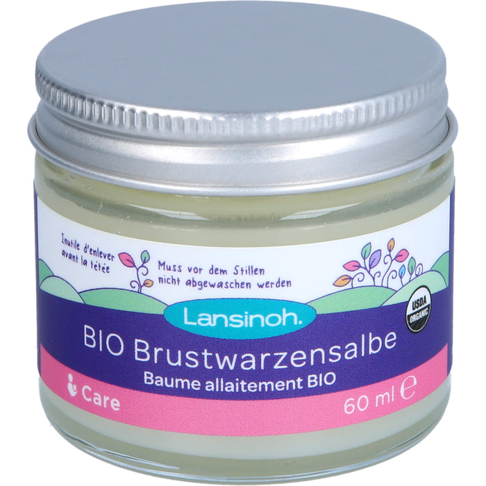 Lansinoh Bio Brustwarzensalbe, 60 ml Ointment