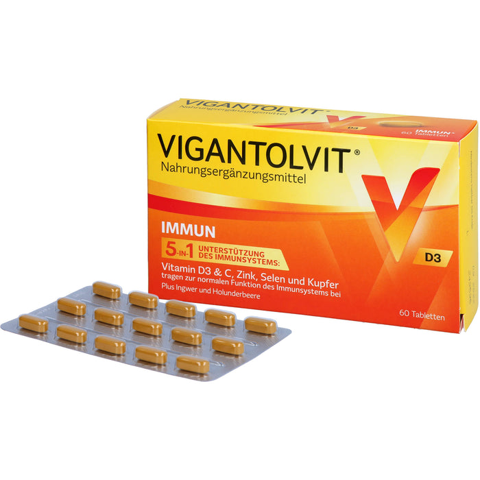 Vigantolvit Immun Tabletten zur Unterstützung des Immunsystems, 60 pc Tablettes