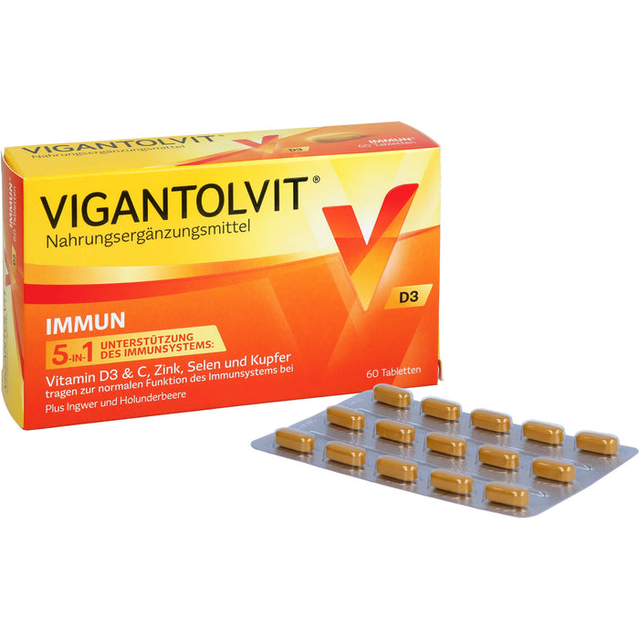 Vigantolvit Immun Tabletten zur Unterstützung des Immunsystems, 60 pc Tablettes