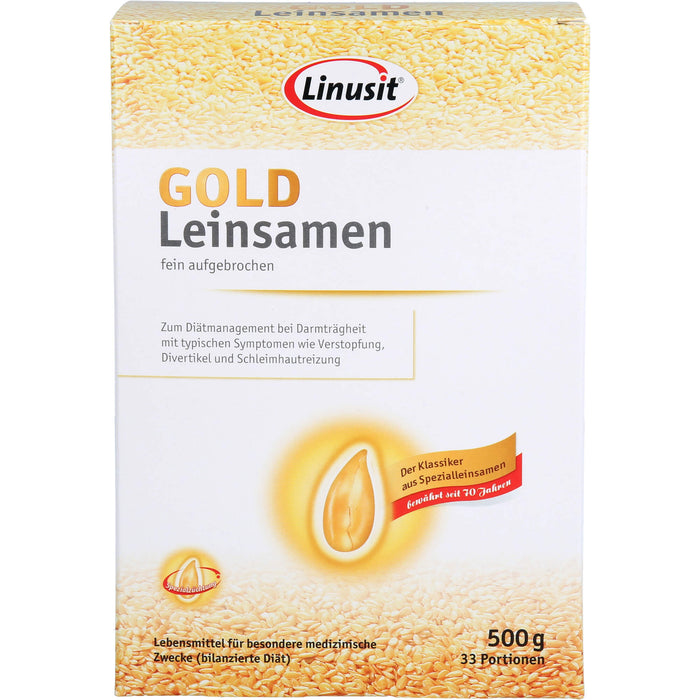 Linusit Gold Leinsamen, 500 g Samen