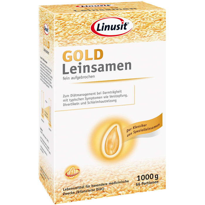 Linusit Gold Leinsamen, 1000 g Samen