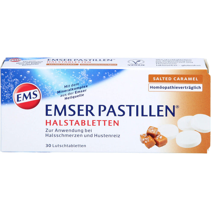 Emser Pastillen Halstabletten Salted Caramel, 30 St. Tabletten