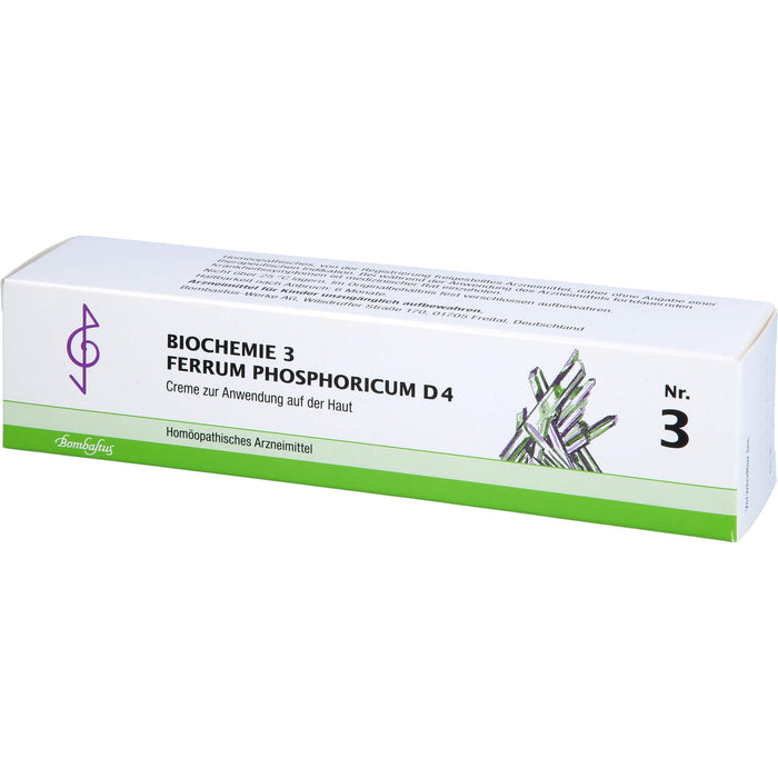 Bombastus Biochemie 3 Ferrum phosphoricum  D4 Creme, 100 ml Cream