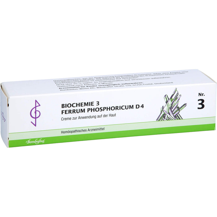 Bombastus Biochemie 3 Ferrum phosphoricum  D4 Creme, 100 ml Cream