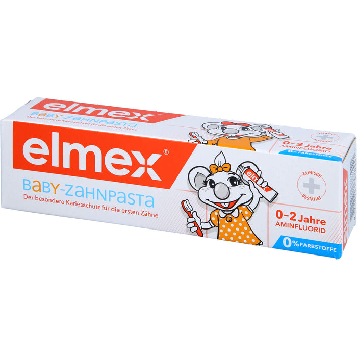 Elmex Baby Zahnpasta der besondere Kariesschutz für die ersten Zähne 0-2 Jahre, 50 ml Zahncreme