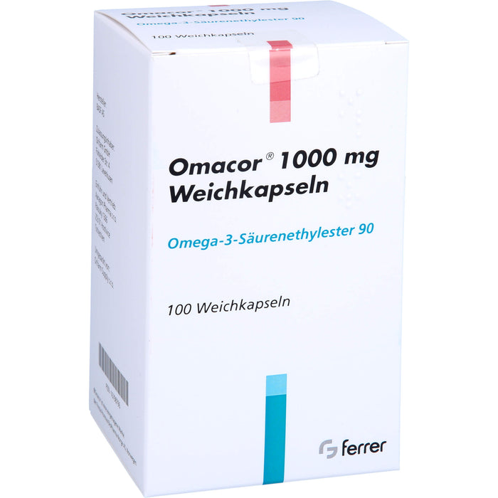 Aaragon Omacor 1000 mg Weichkapseln, 100 St. Kapseln
