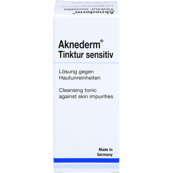 Aknederm Tinktur sensitiv Lösung gegen Hautunreinheiten, 50 ml Solution