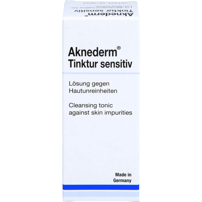 Aknederm Tinktur sensitiv Lösung gegen Hautunreinheiten, 50 ml Lösung