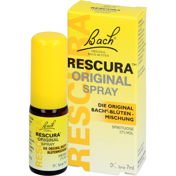 Bach Rescura Original Spray mit Alkohol, 7 ml Spray