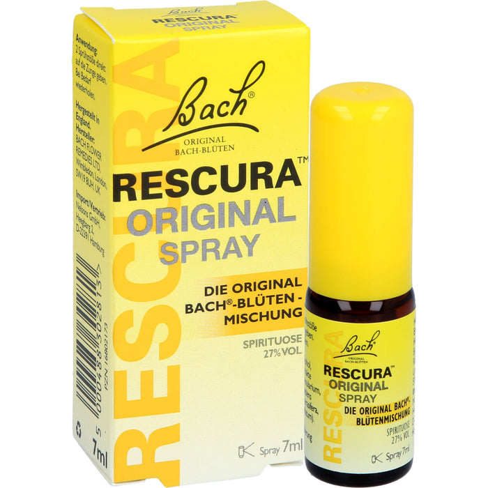 Bach Rescura Original Spray mit Alkohol, 7 ml Spray
