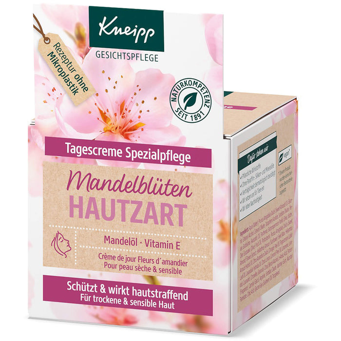 Kneipp Tagescreme Spezialpflege Mandelblüten schützt und wirkt hautstraffend, 50 ml Creme