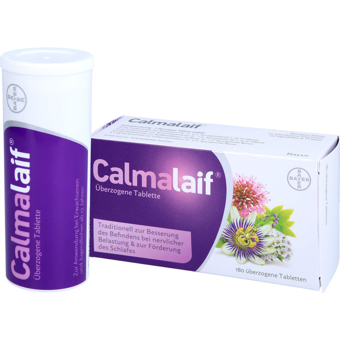 Calmalaif Tabletten bei nervlicher Belastung und zur Förderung des Schlafes, 180 pc Tablettes