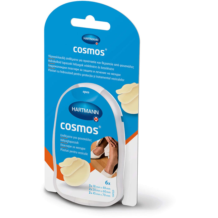 Cosmos Blasenpflaster Mix 3 Größen, 6 St. Pflaster