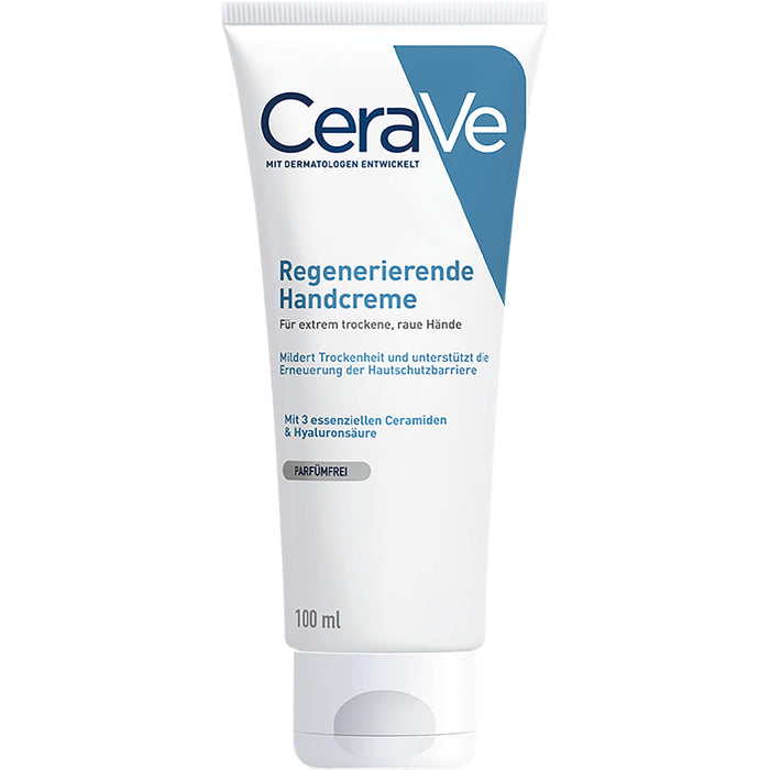 CeraVe regenerierende Handcreme für extrem trockene, raue Hände, 100 ml Creme
