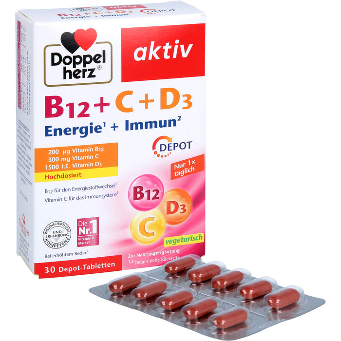 Doppelherz B12+c+d3 Depot, 30 St TAB