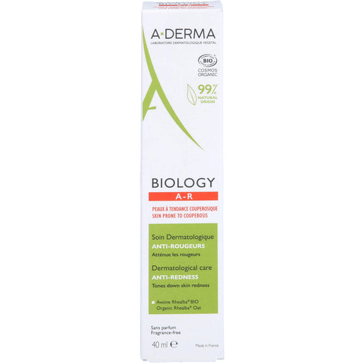 A-DERMA Biology Anti-Rötungspflege dermatologisch, 40 ml CRE