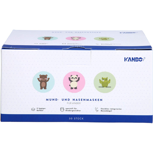 Mund- und Nasenmaske für Kinder, 50 St 