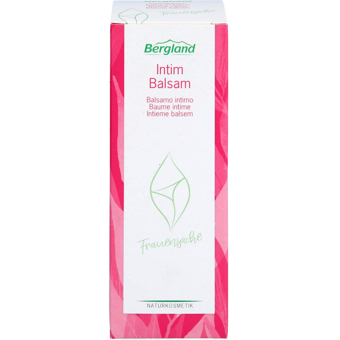 Bergland Intim Balsam Frauensache mit Aloe Vera und Ringelblume zur täglichen Pflege des Intimbereichs, 50 ml Balsam