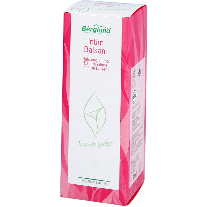 Bergland Intim Balsam Frauensache mit Aloe Vera und Ringelblume zur täglichen Pflege des Intimbereichs, 50 ml Balsam
