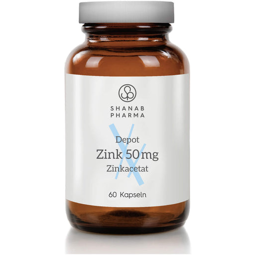 SHANAB PHARMA Depot Zink 50 mg Kapseln, 60 St. Kapseln