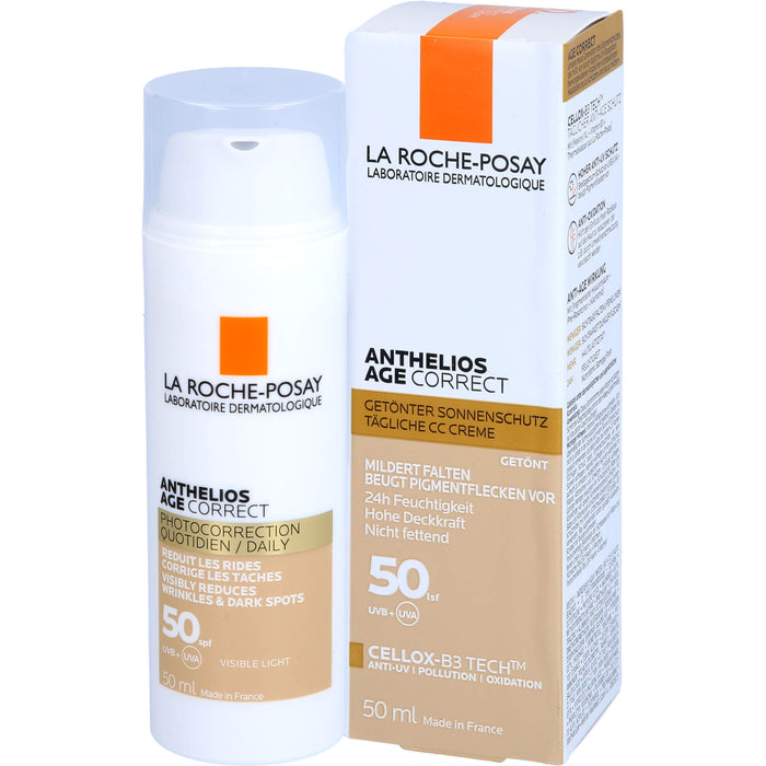 Roche Posay Anthelios Age Correct Getönte Cr LSF50, 50 ml Crème