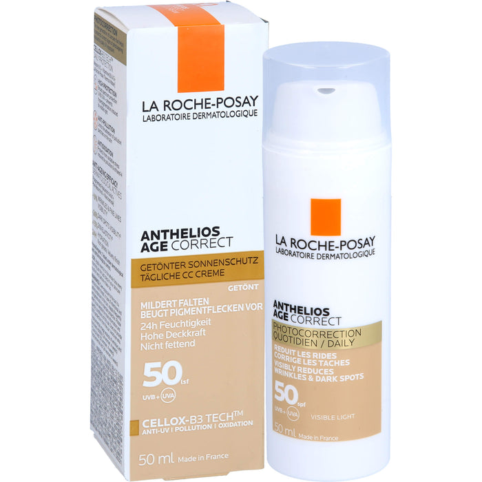 Roche Posay Anthelios Age Correct Getönte Cr LSF50, 50 ml Crème