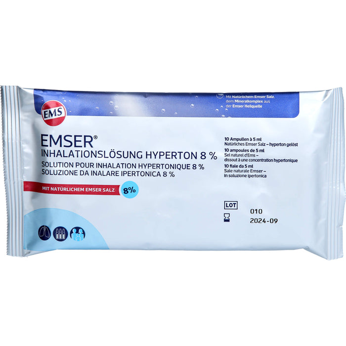 Emser Inhalationslösung hyperton 8%, 20 pcs. Ampoules
