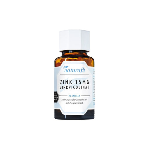 naturafit Zink 15 mg Zinkpicolinat, 90 St. Kapseln