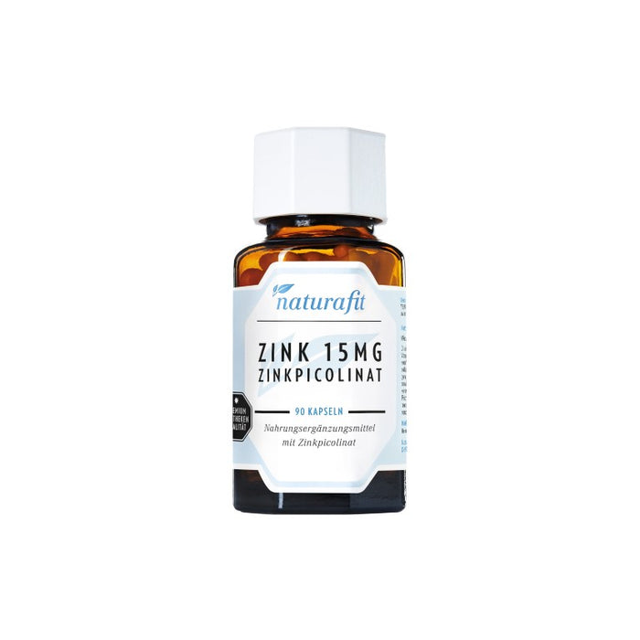 naturafit Zink 15 mg Zinkpicolinat, 90 St. Kapseln