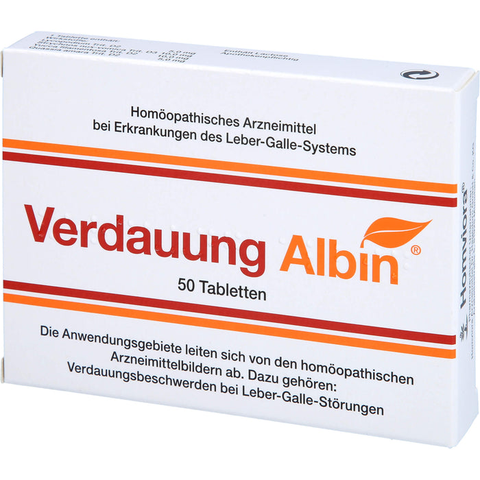 Verdauung Albin Tabletten, 50 St TAB