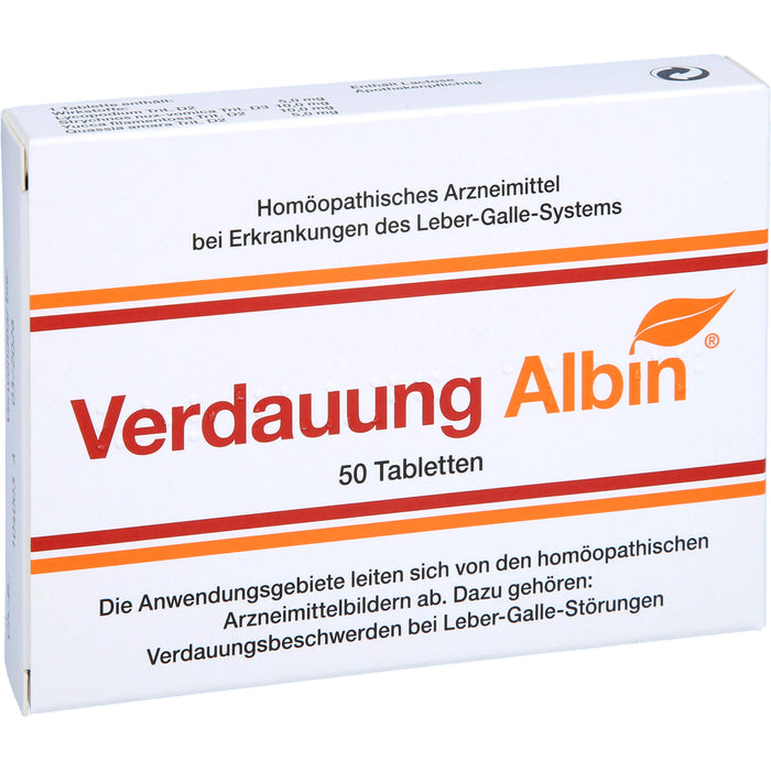 Verdauung Albin Tabletten, 50 St TAB