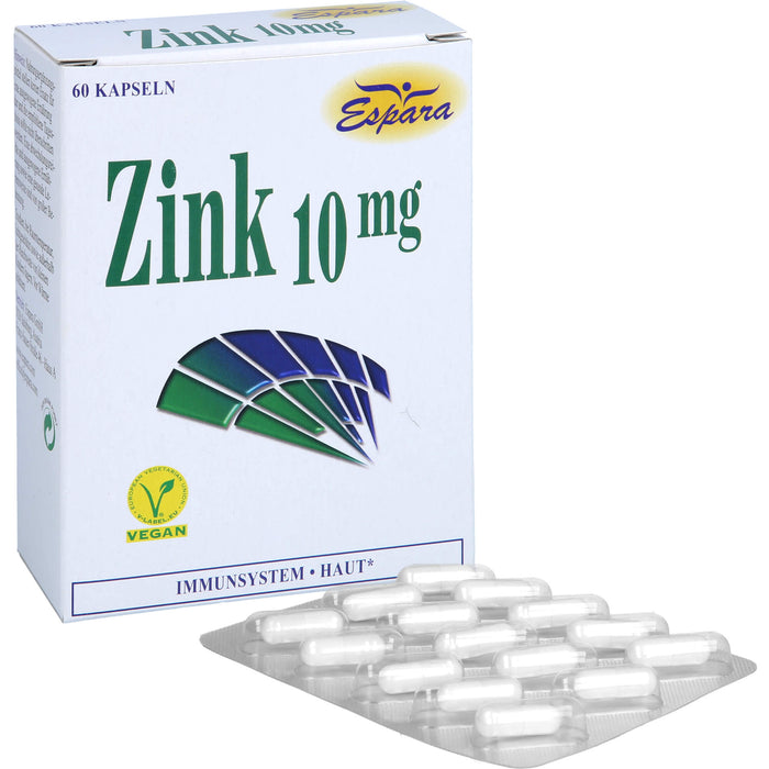 Espara Zink 10 mg Kapseln, 60 pc Capsules