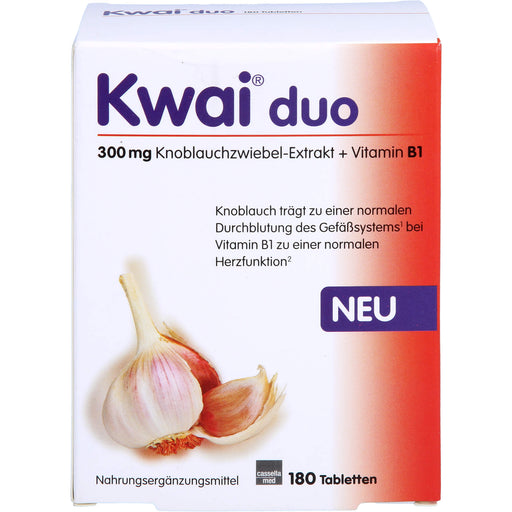 Kwai duo Tabletten für eine normale Durchblutung des Gefäßsystems, 180 St. Tabletten
