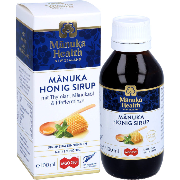 Manuka Health MGO 250+ Manuka Honig Sirup, 100 ml Solution