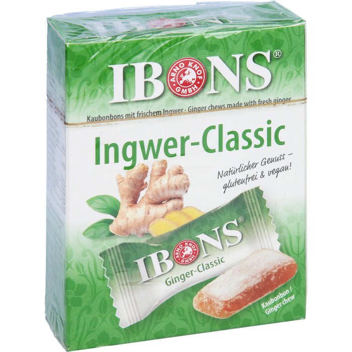 IBONS Ingwer Classic 60g Box Kaubonbons, 60 g BON