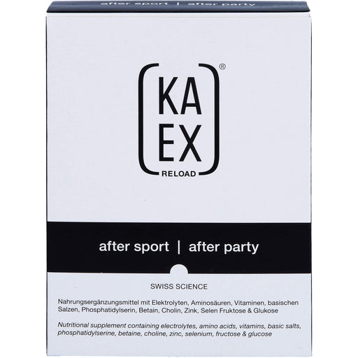 KAEX Reload After Sport Lösung Begleiter in der Regenerationsphase nach Sport, 3 St. Beutel