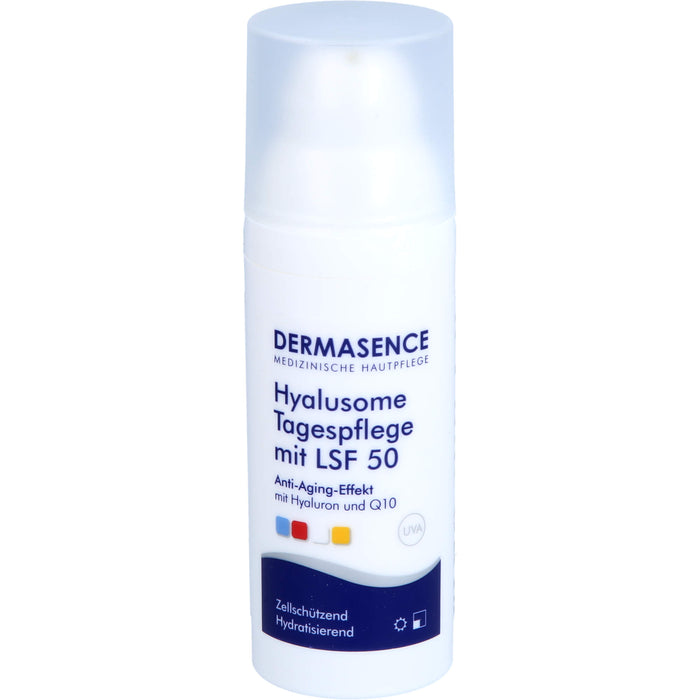 DERMASENCE Hyalusome Tagespflege mit LSF 50, 50 ml Lotion
