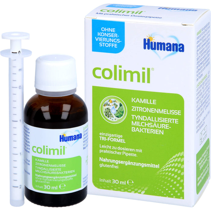 Humana Colimil Lösung mit Kamille, Zitronenmelisse und Milchsäurebakterien, 30 ml Solution