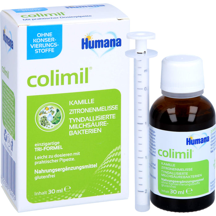 Humana Colimil Lösung mit Kamille, Zitronenmelisse und Milchsäurebakterien, 30 ml Lösung
