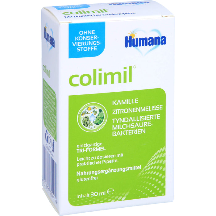 Humana Colimil Lösung mit Kamille, Zitronenmelisse und Milchsäurebakterien, 30 ml Lösung