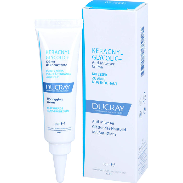 DUCRAY KERACNYL Glycolic+ Anti-Mitesser Creme, 30 ml Cream