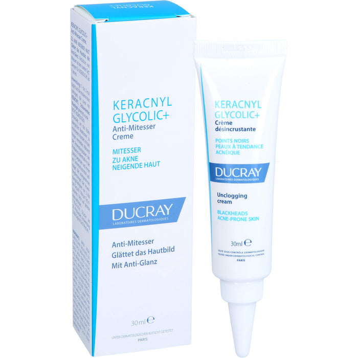 DUCRAY KERACNYL Glycolic+ Anti-Mitesser Creme, 30 ml Cream