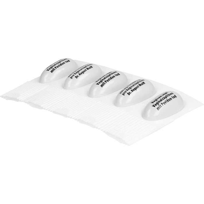 Vagisan sept Vaginalzäpfchen mit Povidon-Iod bei Scheideninfektionen, 10 pcs. Suppositories